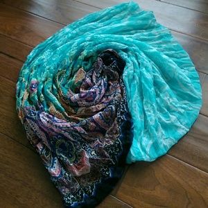 Colorful infinity scarf